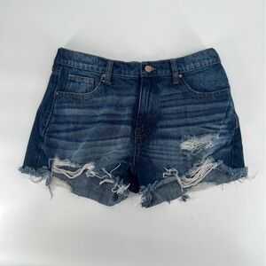 No Boundaries High Rise Distressed Cut Off Jean Shorts Size 11 Women’s